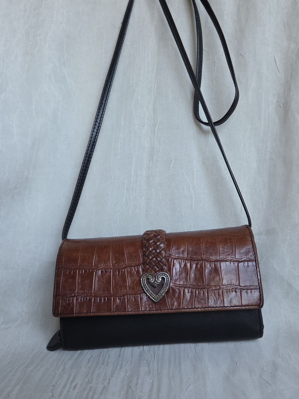 Vintage Brighton Organizer Wallet/Crossbody Bag